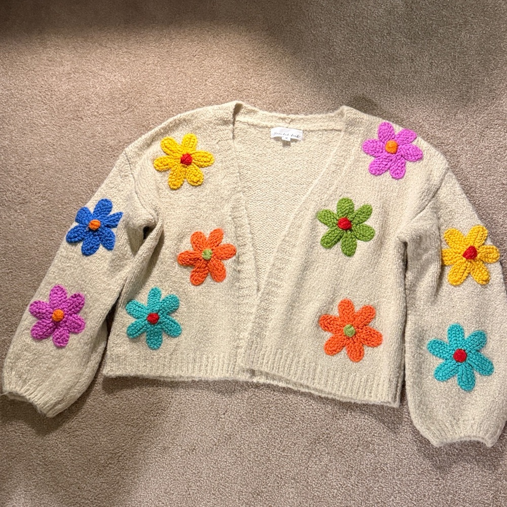Colorful Floral Women's Cardigan